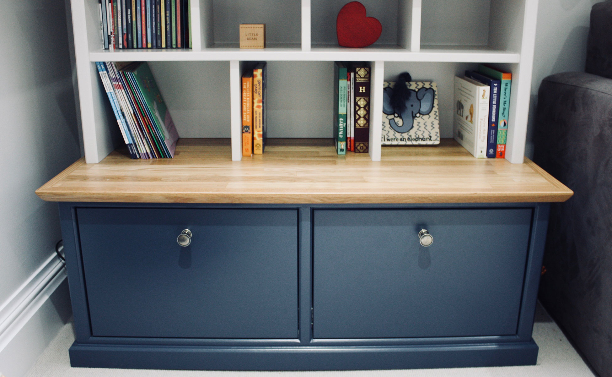 Children's Bespoke Bookcase Designed & Built By Rao Furniture